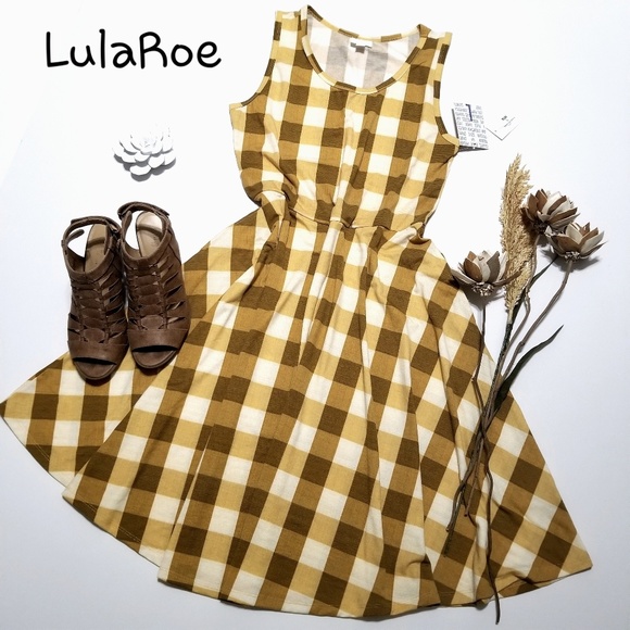 LuLaRoe Dresses & Skirts - 💝🌷LulaRoe - New Plaid Nicki Sleeveless Dress L
